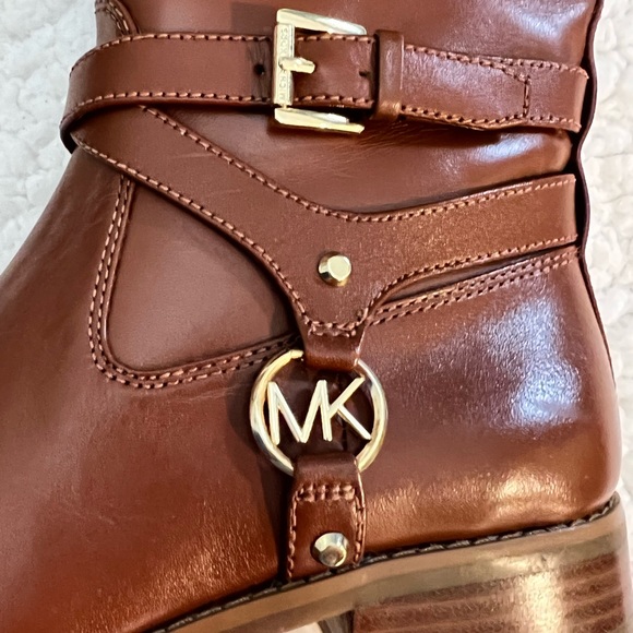 New Michael Kors Brown Preston Tall Riding Boots NEW 6M - Picture 2 of 13